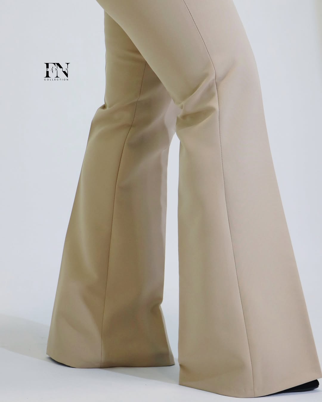 شلوار زنانه کرپ پنج ستاره دمپا اسپانیش کمر برش هفت