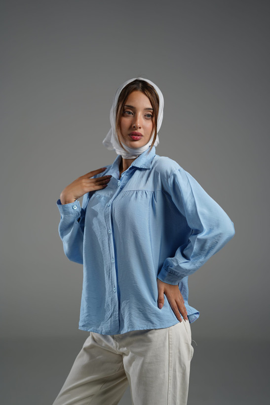 شومیز زنانه پری فری سایز